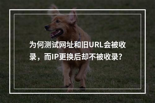 为何测试网址和旧URL会被收录,而IP更换后却不被收录?