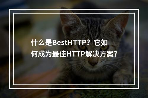 什么是BestHTTP?它如何成为最佳HTTP解决方案?