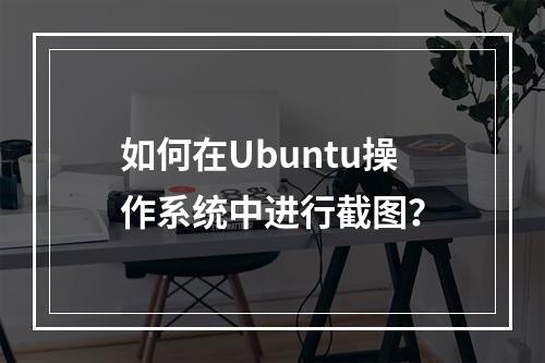 如何在Ubuntu操作系统中进行截图?