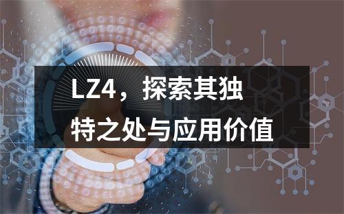 LZ4,探索其独特之处与应用价值