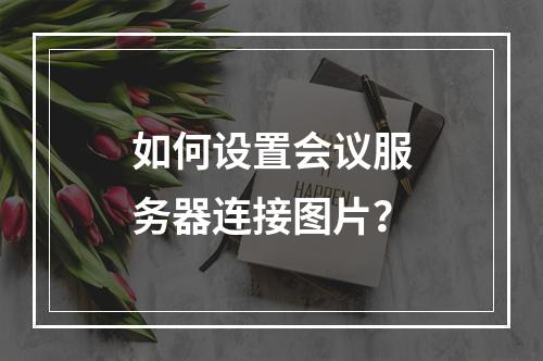 如何设置会议服务器连接图片?