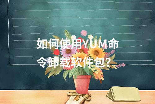 如何使用YUM命令卸载软件包?