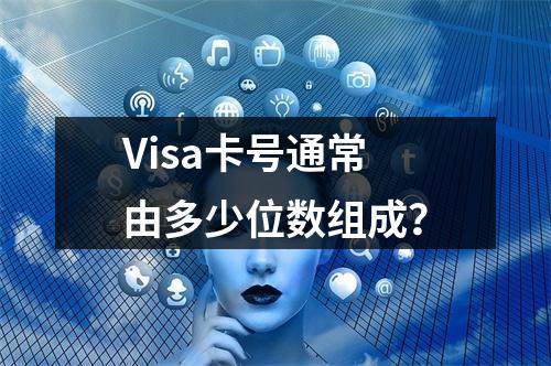 Visa卡号通常由多少位数组成?