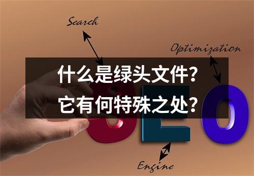 什么是绿头文件?它有何特殊之处?