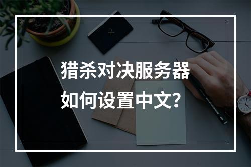 猎杀对决服务器如何设置中文?