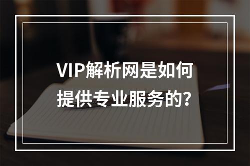 VIP解析网是如何提供专业服务的?