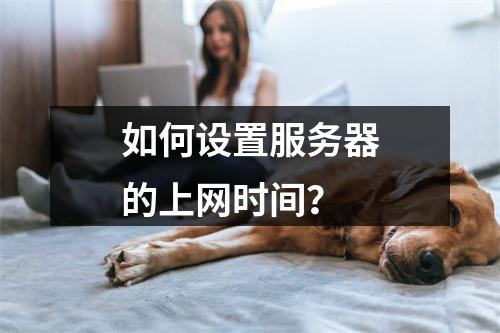 如何设置服务器的上网时间?