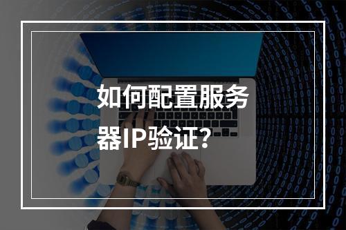 如何配置服务器IP验证?