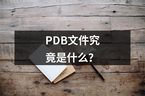 PDB文件究竟是什么?