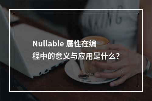 Nullable 属性在编程中的意义与应用是什么?