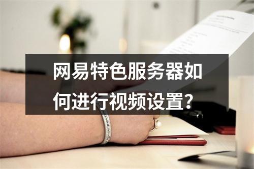 网易特色服务器如何进行视频设置?