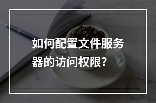 如何配置文件服务器的访问权限?