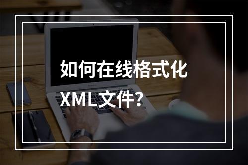如何在线格式化XML文件?