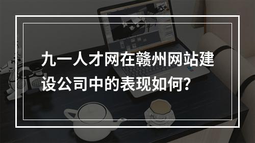 九一人才网在赣州网站建设公司中的表现如何?