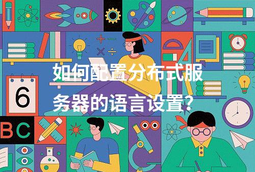 如何配置分布式服务器的语言设置?