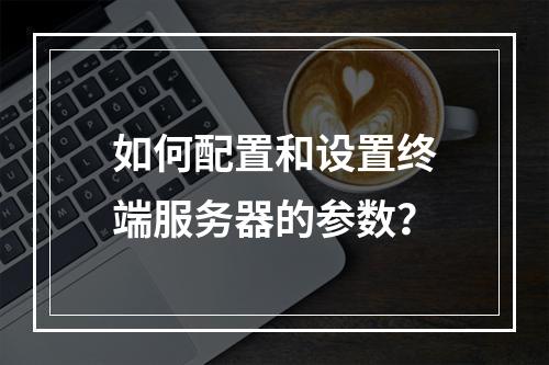 如何配置和设置终端服务器的参数?