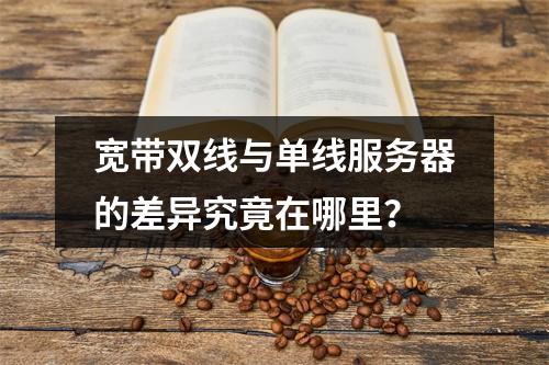 宽带双线与单线服务器的差异究竟在哪里?