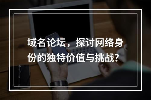 域名论坛,探讨网络身份的独特价值与挑战?