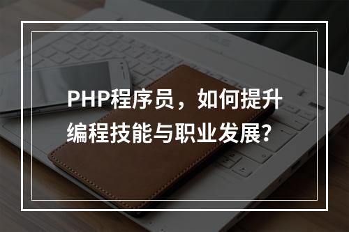 PHP程序员,如何提升编程技能与职业发展?