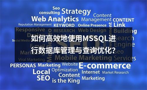 如何高效地使用MSSQL进行数据库管理与查询优化?