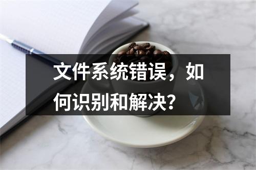 文件系统错误,如何识别和解决?