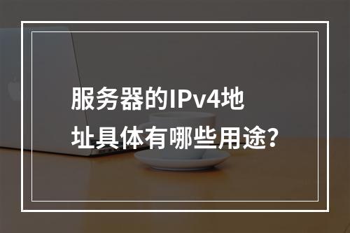 服务器的IPv4地址具体有哪些用途?
