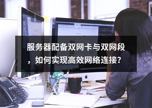 服务器配备双网卡与双网段,如何实现高效网络连接?