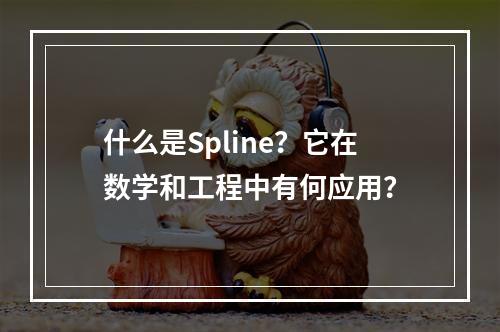 什么是Spline?它在数学和工程中有何应用?