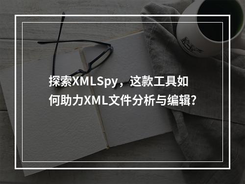 探索XMLSpy,这款工具如何助力XML文件分析与编辑?