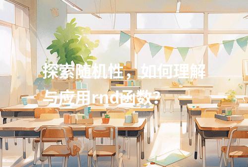 探索随机性,如何理解与应用rnd函数?