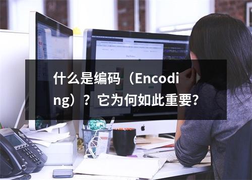 什么是编码(Encoding)?它为何如此重要?