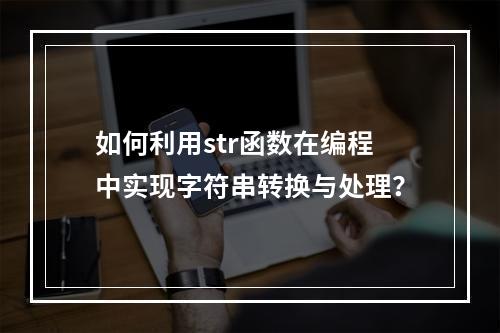如何利用str函数在编程中实现字符串转换与处理?