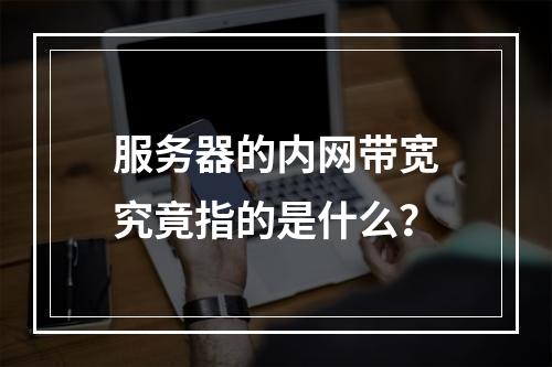 服务器的内网带宽究竟指的是什么?