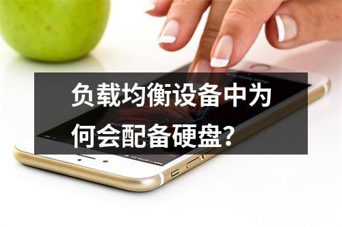 负载均衡设备中为何会配备硬盘?