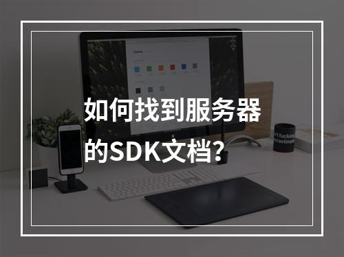 如何找到服务器的SDK文档?