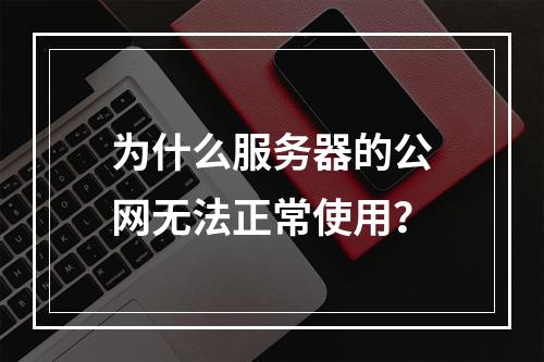 为什么服务器的公网无法正常使用?