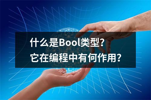 什么是Bool类型?它在编程中有何作用?