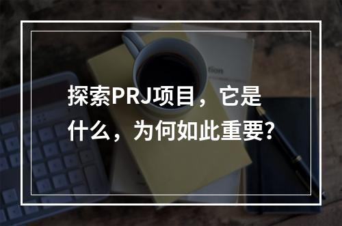 探索PRJ项目,它是什么,为何如此重要?
