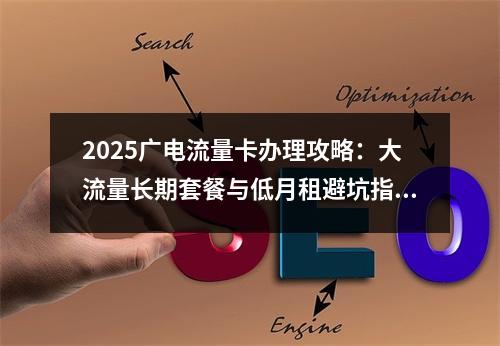 2025广电流量卡办理攻略：大流量长期套餐与低月租避坑指南