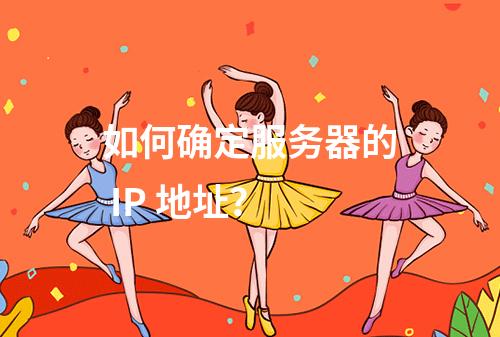 如何确定服务器的 IP 地址?