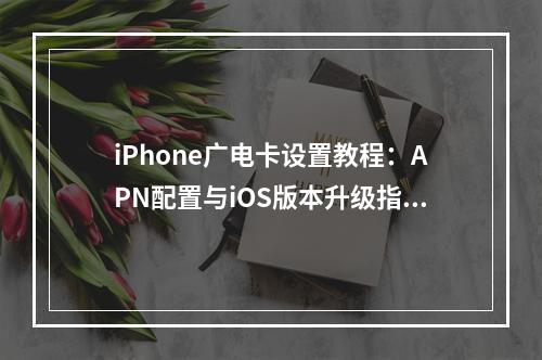 iPhone广电卡设置教程：APN配置与iOS版本升级指南