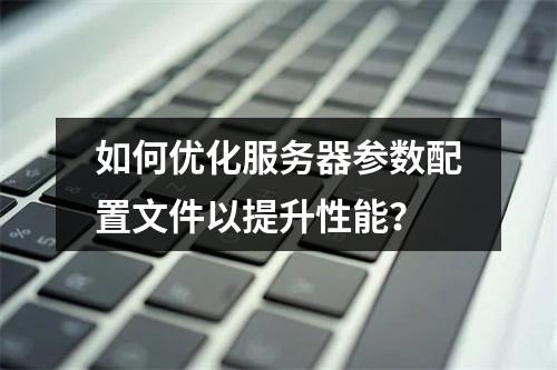 如何优化服务器参数配置文件以提升性能?
