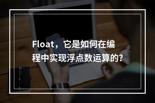 Float,它是如何在编程中实现浮点数运算的?