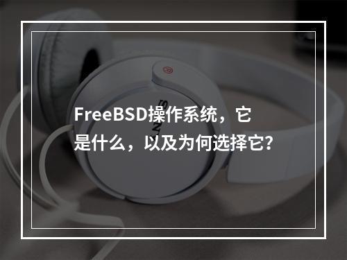 FreeBSD操作系统,它是什么,以及为何选择它?