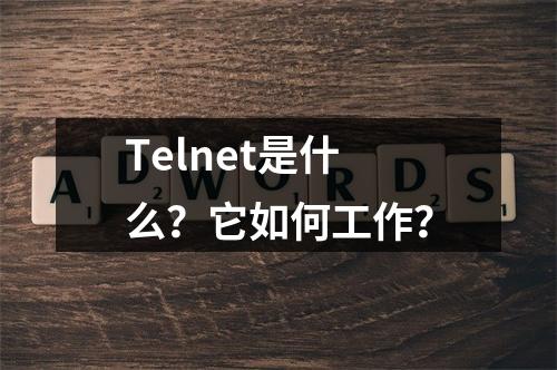 Telnet是什么?它如何工作?