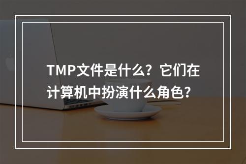 TMP文件是什么?它们在计算机中扮演什么角色?