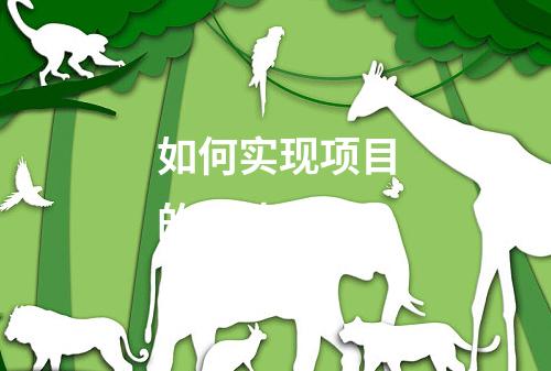 如何实现项目的快速启动?
