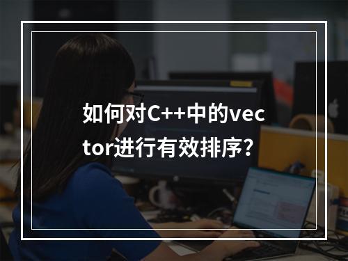 如何对C++中的vector进行有效排序?