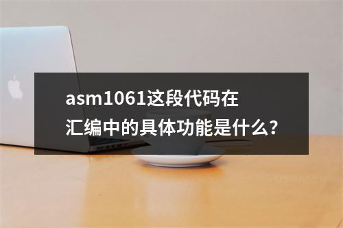 asm1061这段代码在汇编中的具体功能是什么?