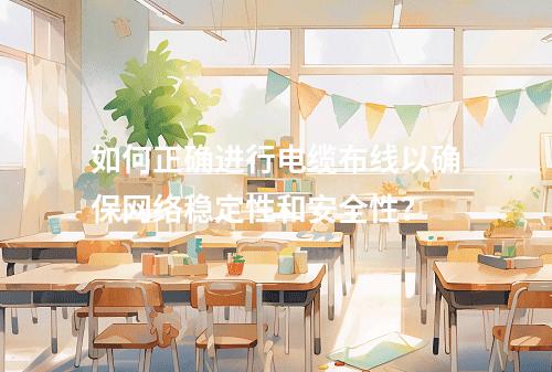 如何正确进行电缆布线以确保网络稳定性和安全性?